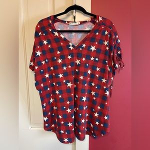 Southern stitch Star Top